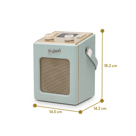 Roberts Revival Mini 2 Radio Duck Egg - 2