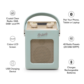 Roberts Revival Mini 2 Radio Duck Egg - 4