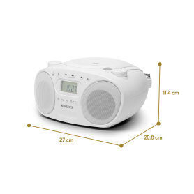 Roberts Zoombox FM White